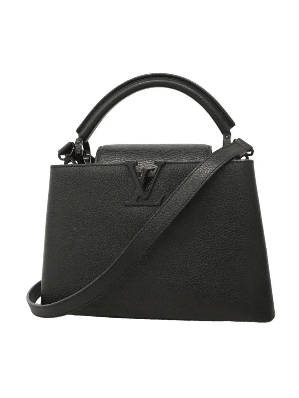Louis Vuitton Handbag Capucines BB Noir 2-Way Bag